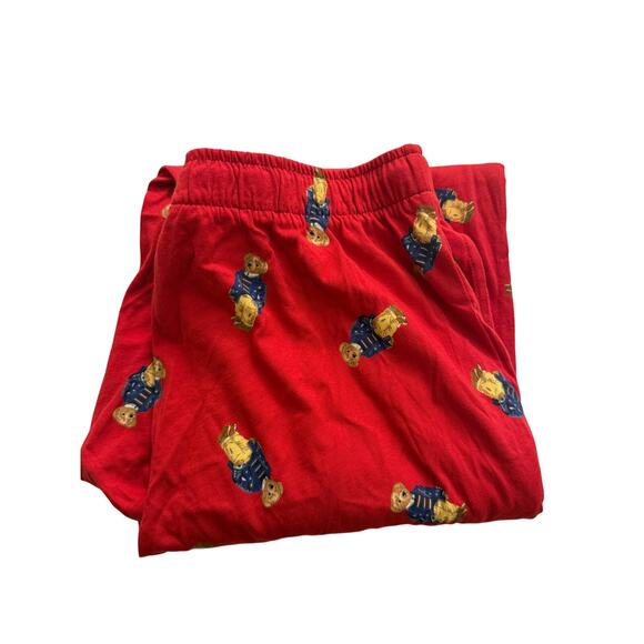 NEW Polo Ralph Lauren Jogger Pants Red Men’s Size Medium Commons PK08HF AK4J - Picture 4 of 6